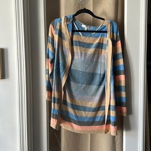 Say what? Hooded cardigan